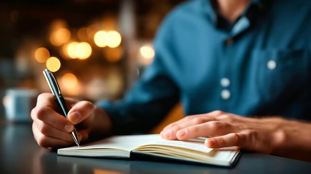 Person rotating a physical notebook with recovery codes toward a safe everything blurred except hands no readable text offline backup privacy account security home safe face