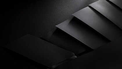 Soft Dark Gradient Black Corner Effect Transparent Background Abstract Dark Background Subtle Shadow