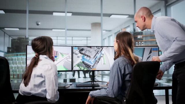 Urban Inspection Team Utilizing 3D BIM Model