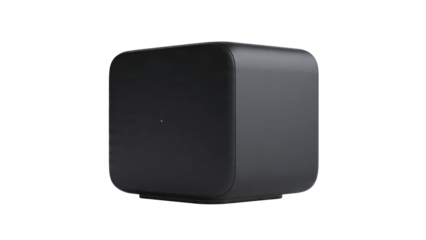 Black smart home hub device