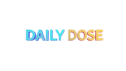 Daily Dose text effect