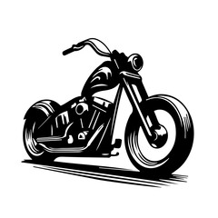 Custom Chopper Motorcycle Vector Art, American Bike SVG
