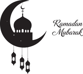 Ramadan Kareem hand drawn lettering
