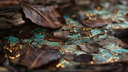 Nature Meets Technology Circuitry