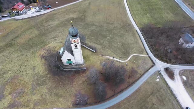 Fi&egrave; allo Sciliar, Church of Sant'Antonio. Dolomites