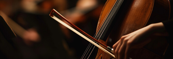 Orchestra Performance at a Classical Music Concert