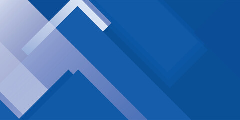 Obraz premium Abstract bacgkround blue and white gradient. Modern blue abstract rectangle box lines background for presentation design, banner, brocure, and business card