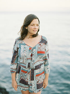 Waterfront portrait
