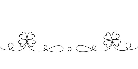 A delicate black line drawing of two flowers with swirling vines on a white background