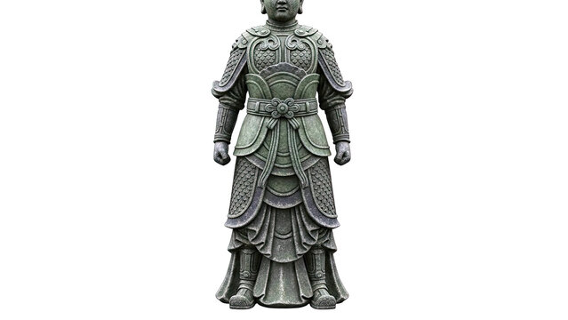 Stone Warrior Statue