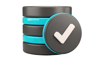 Database with Checkmark Icon