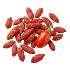 Dried goji berries with fresh fruit
