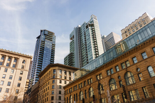 Toronto cityscape on sunny day, Canada 
