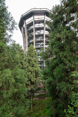 Forest Eye at Fairy Mountain National Forest Park in Wulong Chongqing, China