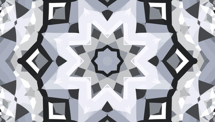 Abstract Kaleidoscope Pattern - Geometric Background