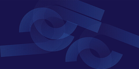 Dark blue gradient lines abstract background. Geometric lines Modern graphic design.