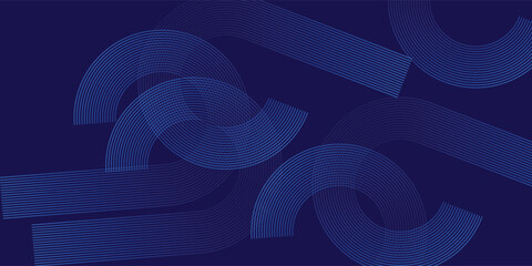 Dark blue gradient lines abstract background. Geometric lines Modern graphic design.