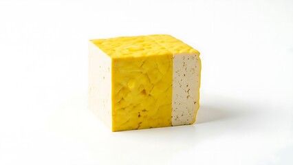 Yellow and White Cube Texture