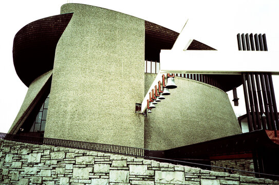 Soviet socialist Architectural Design of a church in Poland