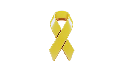 Yellow Awareness Ribbon