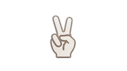 Peace Sign Hand Gesture Icon