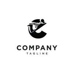 Letter C Zenzubel Logo Icon Vector
