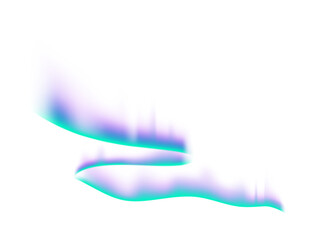 Abstract Northern Lights Aurora Borealis Vector Background