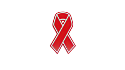 Red Ribbon Awareness Symbol
