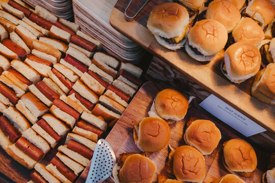 Hot Dogs and Burgers Buffet
