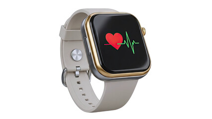 Smartwatch with Heart Rate Monitor Display