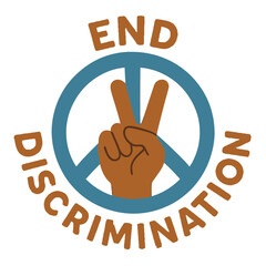 Peace Symbol Against Islamophobia