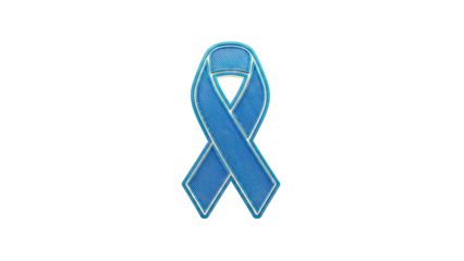 Blue Awareness Ribbon