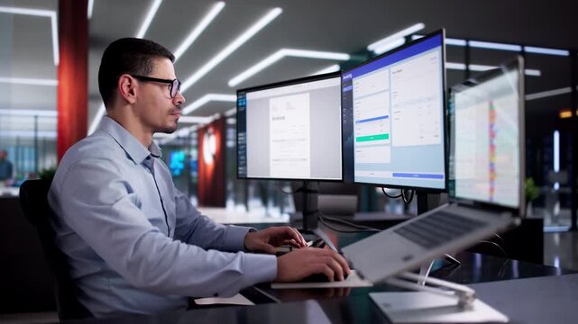Online Finance Firm Preparing Tax Invoices