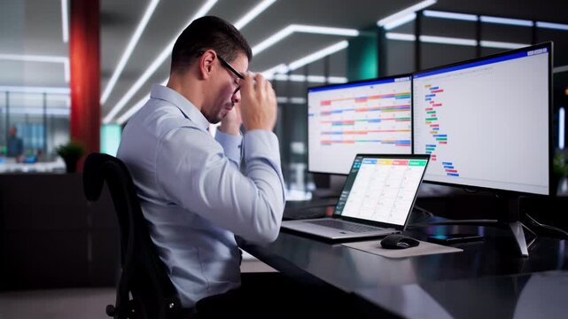 Stressed Manager Using Kanban Project Management Software