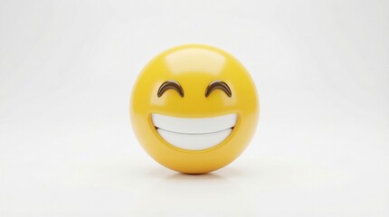 Fototapeta premium smiley face on white background