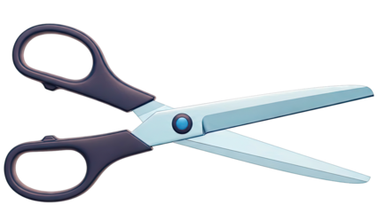 Pair of Blue and Dark Blue Scissors