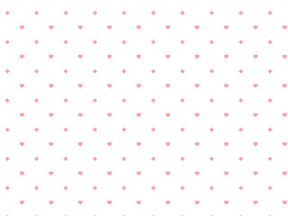 ハートのちらし柄背景素材