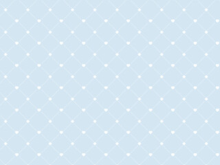 ハートの格子柄背景素材