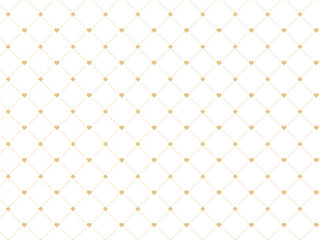 ハートの格子柄背景素材