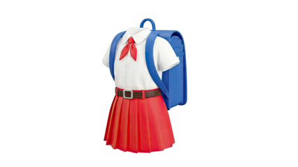 School Uniform with Backpack