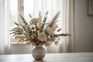 Neutral Floral Arrangement