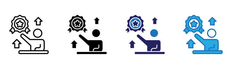 Professional Icon Multi Style Vector Illustration