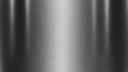 Sleek brushed metallic texture background with soft gradient illumination