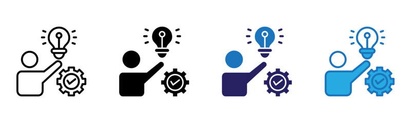 Capability Icon Multi Style Vector Illustration