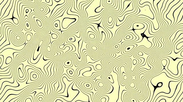 Abstract topographic pattern with contour lines on a light background.