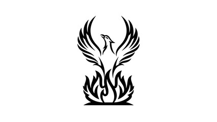 Fototapeta premium 5️⃣ Phoenix Wings Symbol
