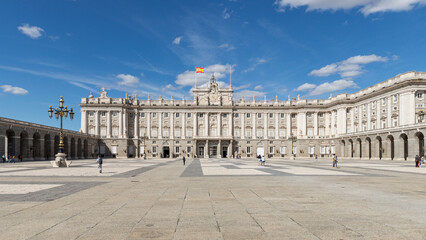 Obraz premium Royal Palace of Madrid, Spain