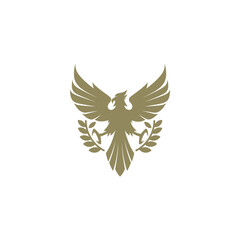 eagle logo with wide wings, special forces logo