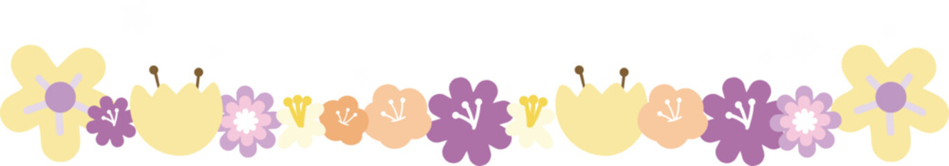 Obraz premium 꽃장식 프레임