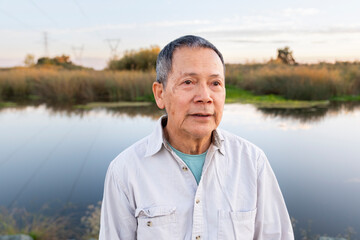 portrait of older man 